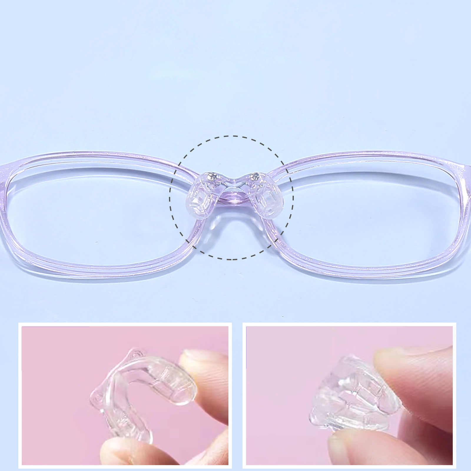 TK6129 Lunettes pour enfants respectueuses de la peau, antidérapantes et réglables