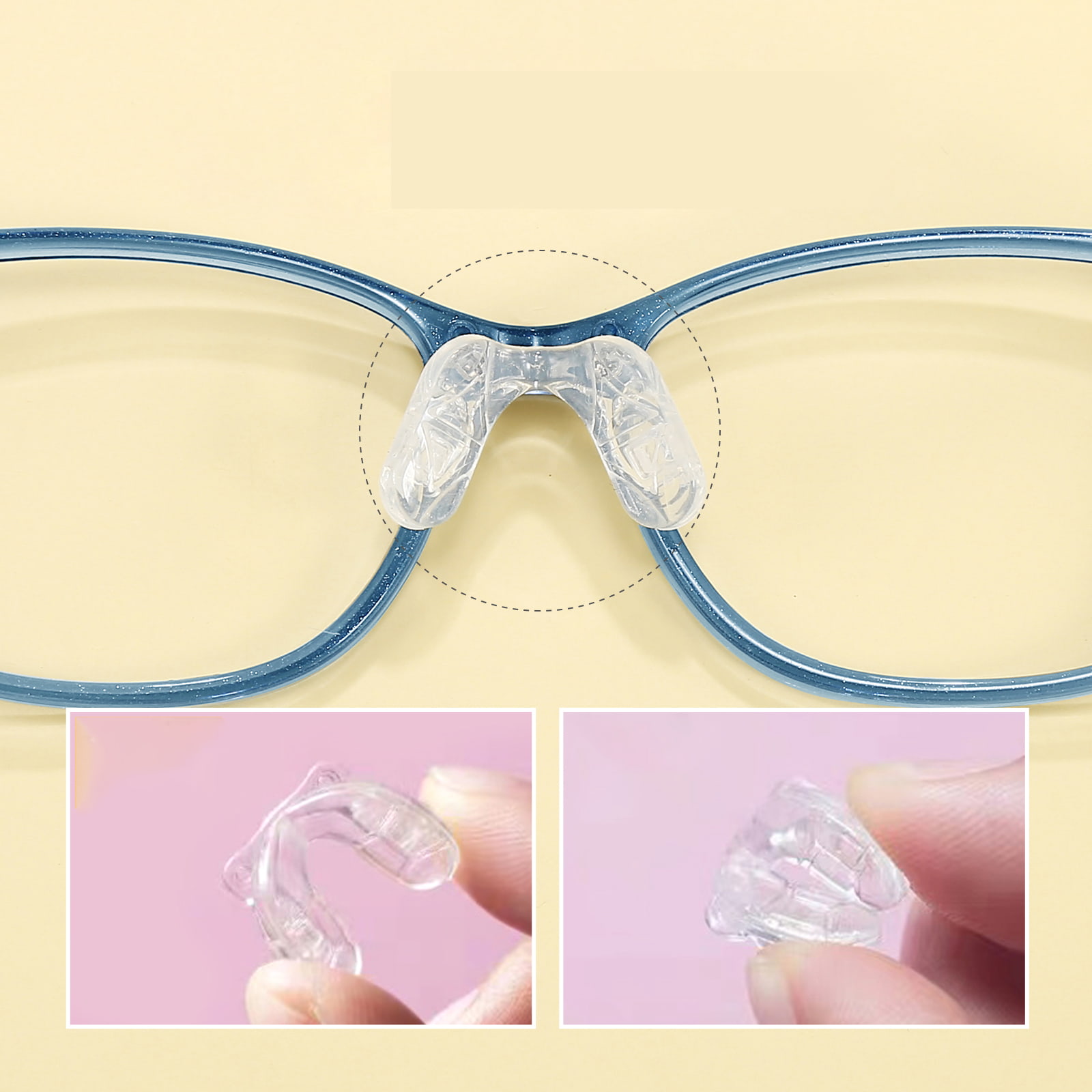 TK6135 Couvre-pieds en silicone coloré Lunettes pour enfants sans pression