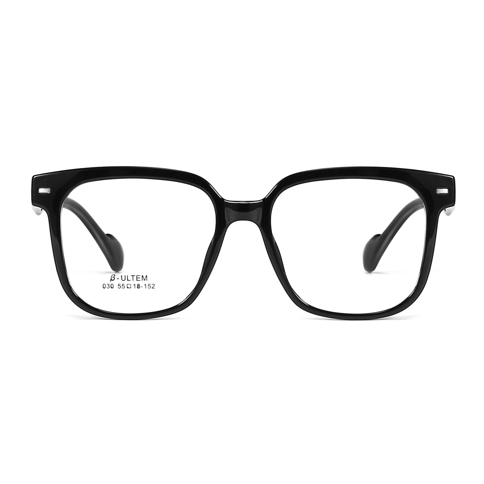 Lunettes TR90 confortables hypoallergéniques à monture noire 030