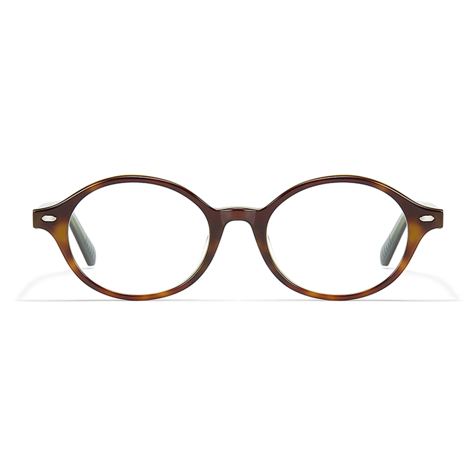 Lunettes ovales simples en acétate hypoallergénique BC8046