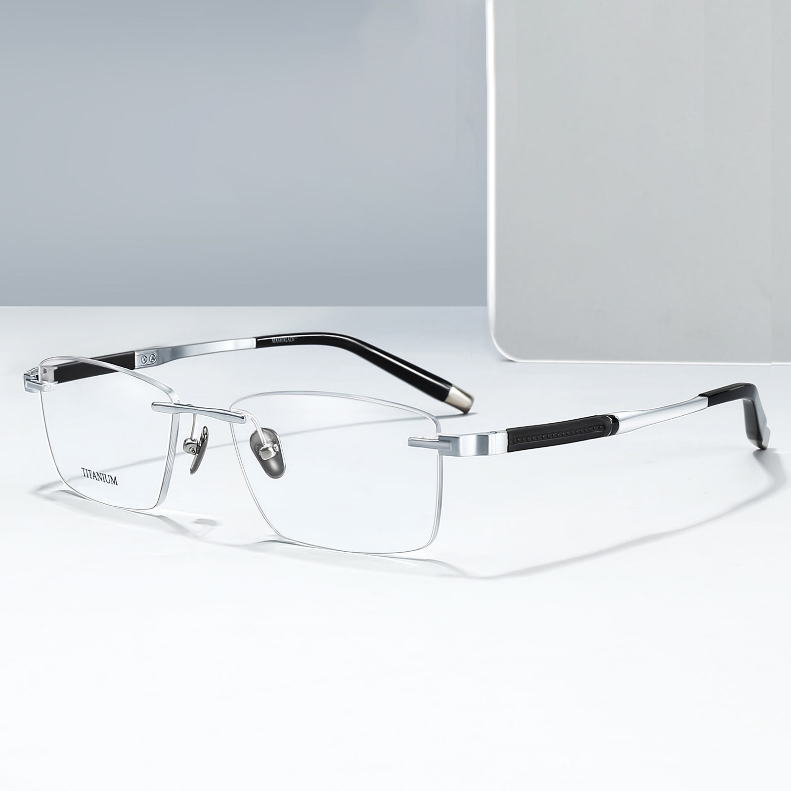 Lunettes en titane pur anti-casse sans monture 9058