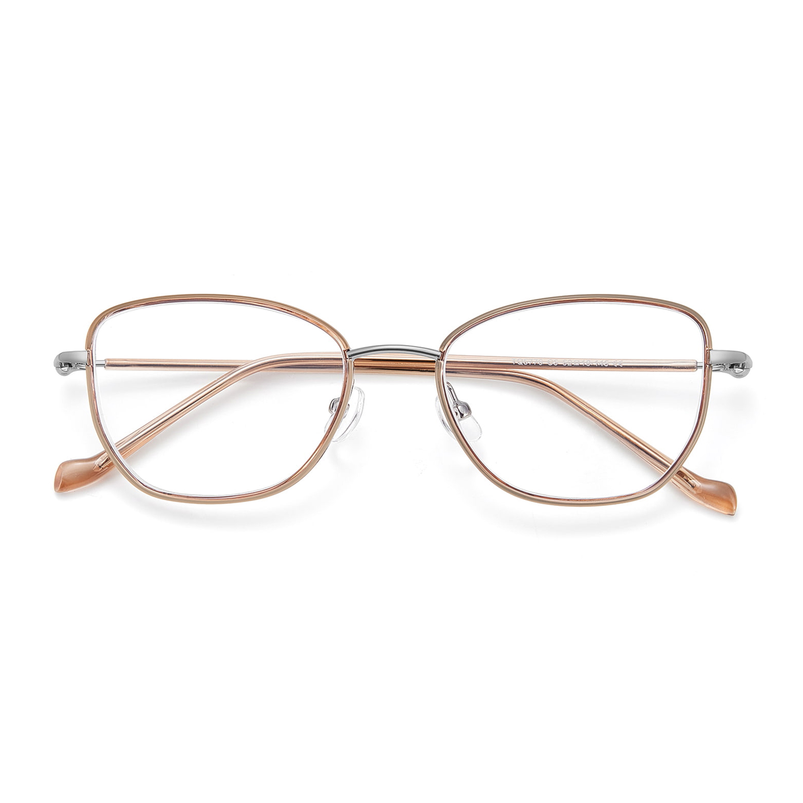 L'anneau intérieur en colle dorée TQ5776 fait légèrement rebondir les branches pour bloquer les lunettes à lumière bleue