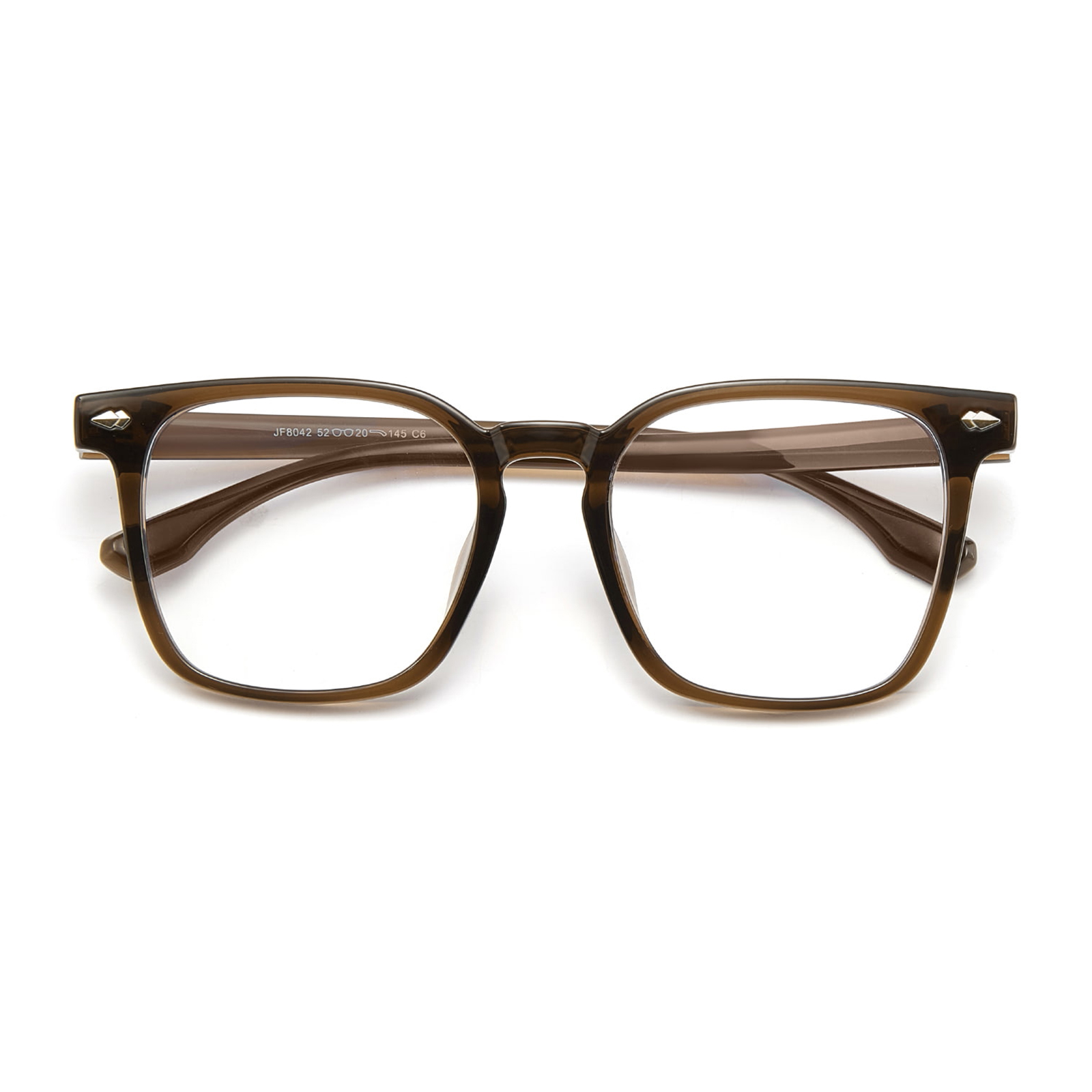 JF8042 Lunettes légères à monture carrée bloquant la lumière bleue
