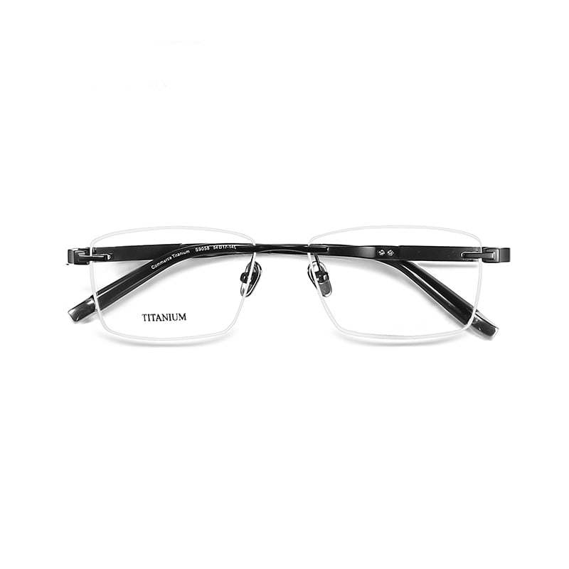 Lunettes en titane pur anti-casse sans monture 9058