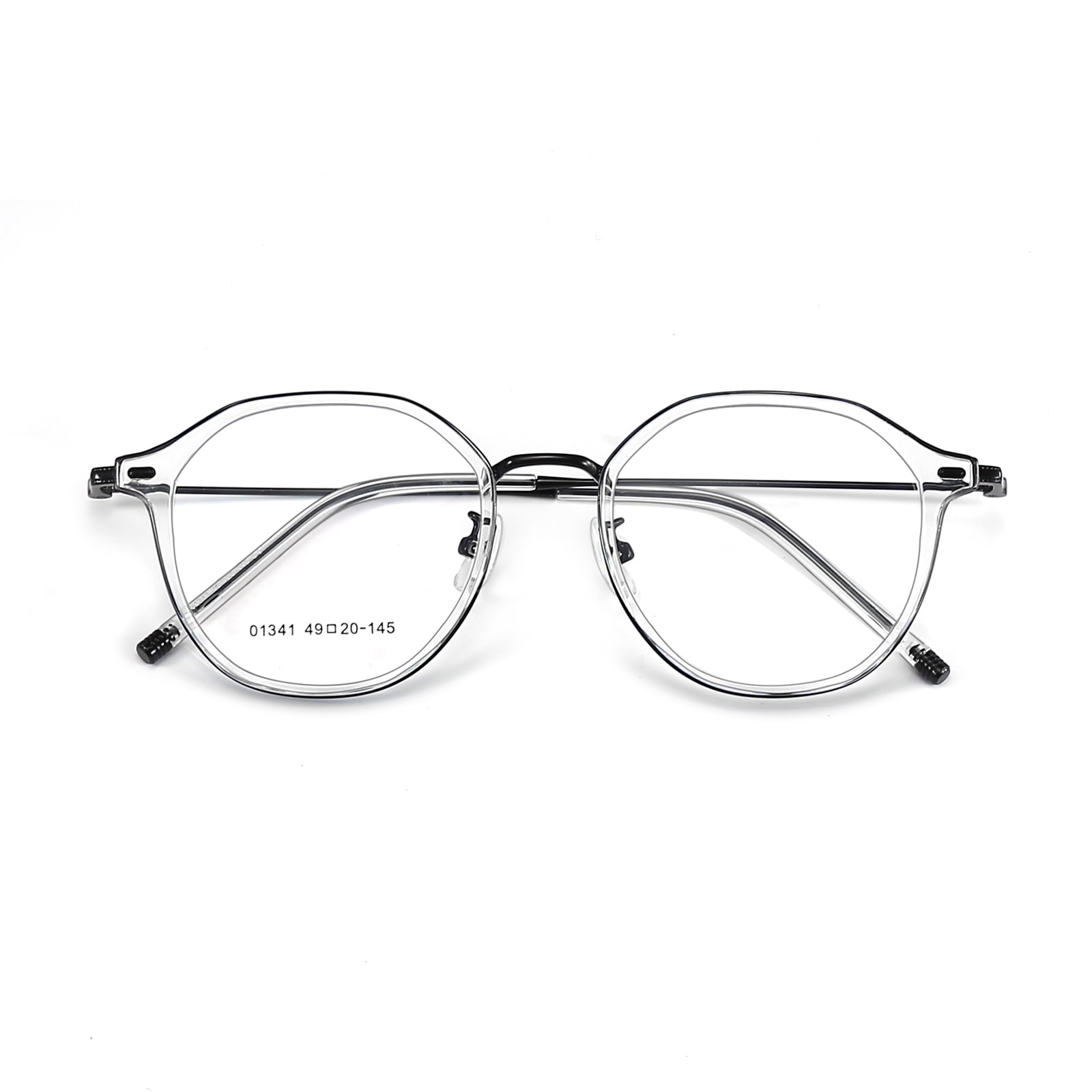 01341 Lunettes à colle dorée librement réglables, lunettes anti-lumière bleue